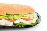 Giant Sub Sandwich Closeup