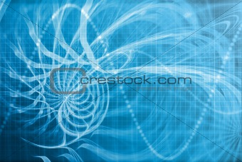 Alien Portal Abstract Background