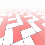 Red and white blocks background