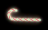 glowing candy cane