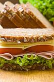 Fresh wholemeal sandwich