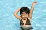 Child in  Swimming Pool