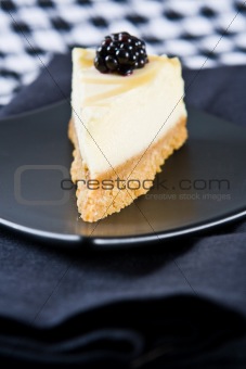 Delicious homemade lemon cheesecake