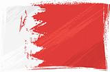 Grunge Bahrain flag