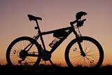 Evening bicycle.