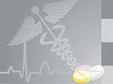 gray medical background with medicine_3