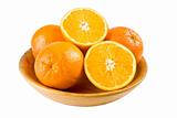 A bowl of oranges