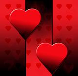Valentines Day Black Heart