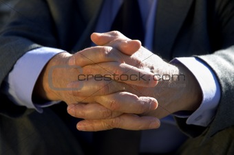 hands of the businessman