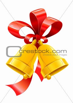 jingle bells with red bow