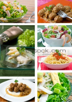 Food collage