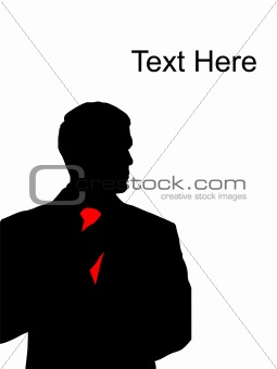 man holding tie and coat and looking sideways