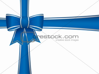 Christmas bow and ribbons