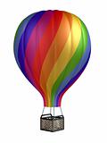 colorful hot air balloon