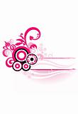 Abstract pink design