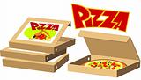 Food series - pizza boxes
