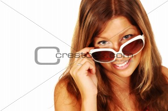 sexy woman  with sunglasses