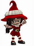 Little Christmas Elf-Toon Figure