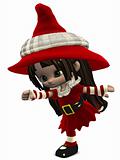 Little Christmas Elf-Toon Figure