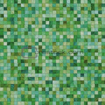 smooth irregular green tiles