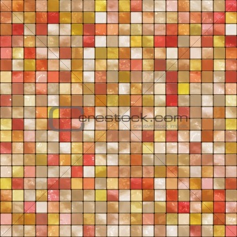 warm colored tiles