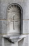 Cross and Holy Water Well