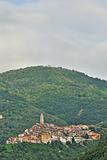 Small town Castel Vittorio. Liguria. Italy