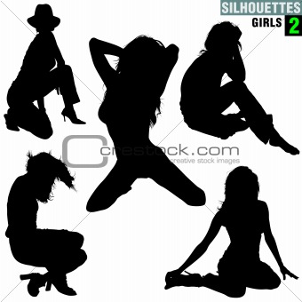 Girls Silhouettes 02