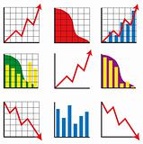different business charts