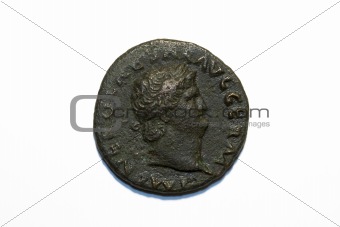 Roman coin of Nero