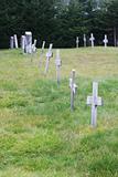 Crosses at a graveyard