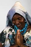 African Christian woman