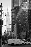 New York Street Scene - Black and White