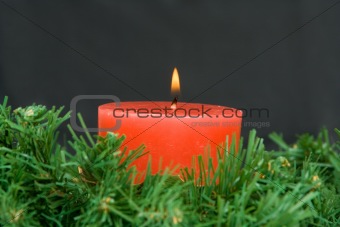 candle burning