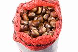Chestnuts in a bag