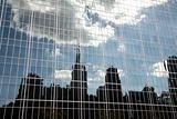 New York Skyline Reflection