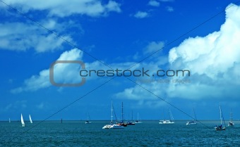 anchoring sailboats
