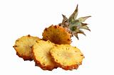 Pineapple isolated clipping-path included