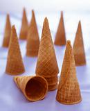 Icecream cones sugar