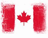 Canada Flag w/Grunge Effect