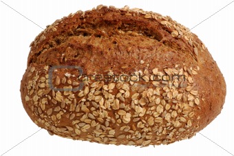 Loaf of Bread isolated on white