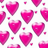 Pink hearts 1