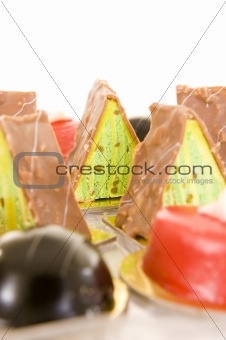 Colorful confectionery