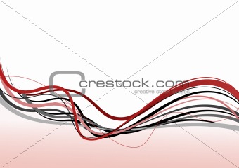 Abstract lines. Vector art