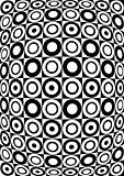 Retro black and white pattern. Vector