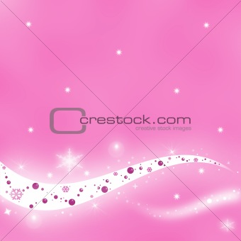 Pink cristmas background