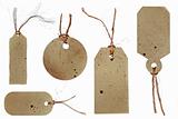 Grunge Style Tags for Gifts, Price, or Scrapbooking