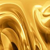 Abstract golden wave
