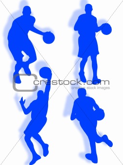 Basketball silhouette