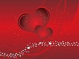 abstract valentine heart series7, design9